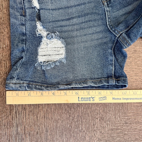 So High Rise Denim Vintage Stretch Mom Shorts Size 5 - Picture 7 of 9